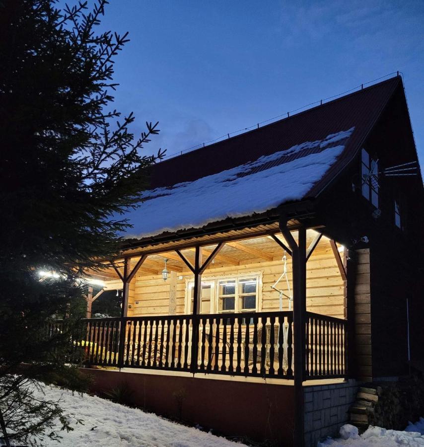 Urocza Chata Z Sauna W Bieszczadzkim Parku Krajobrazowym Bukowiec  Luaran gambar