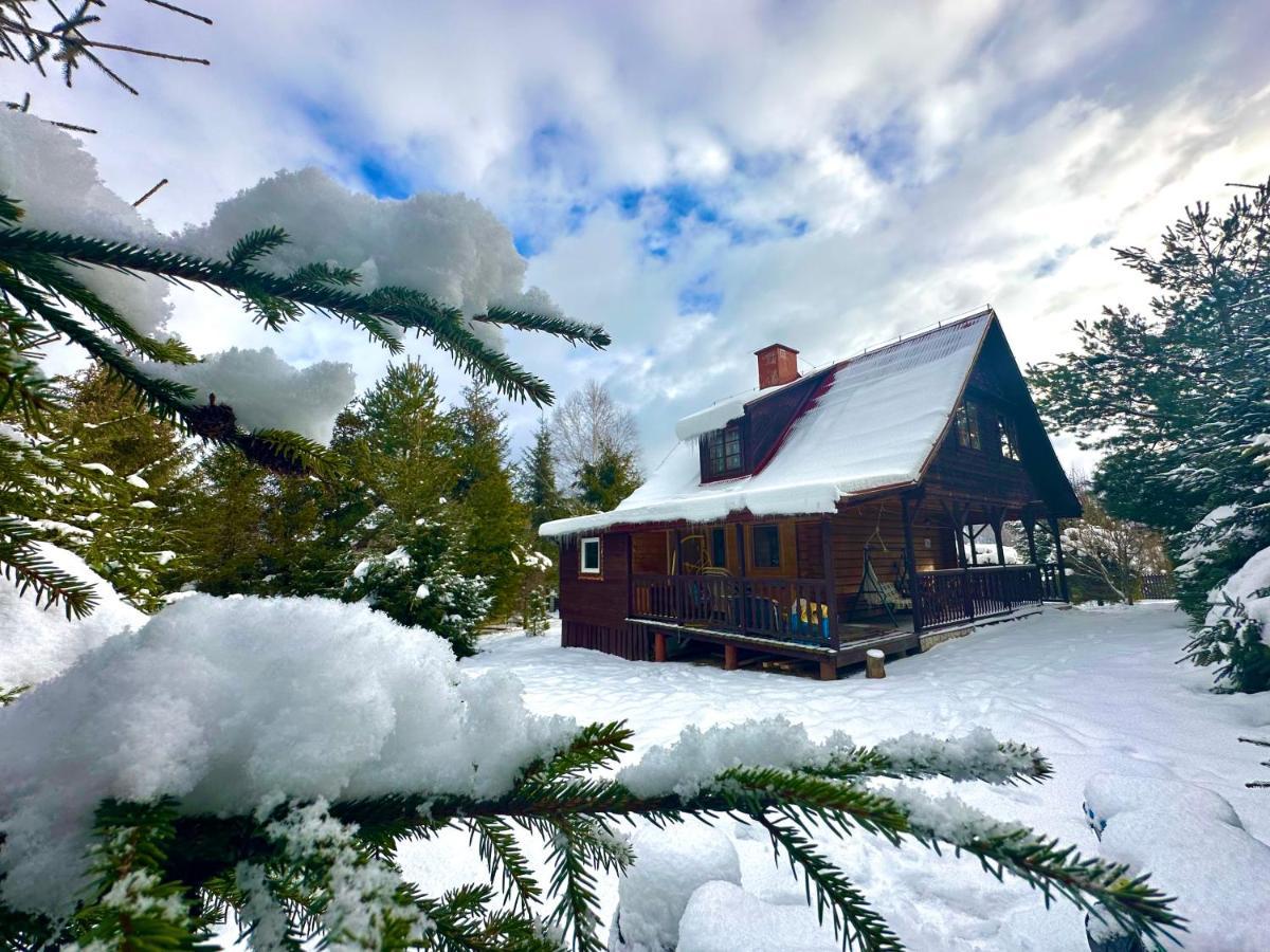 Urocza Chata Z Sauna W Bieszczadzkim Parku Krajobrazowym Bukowiec  Luaran gambar