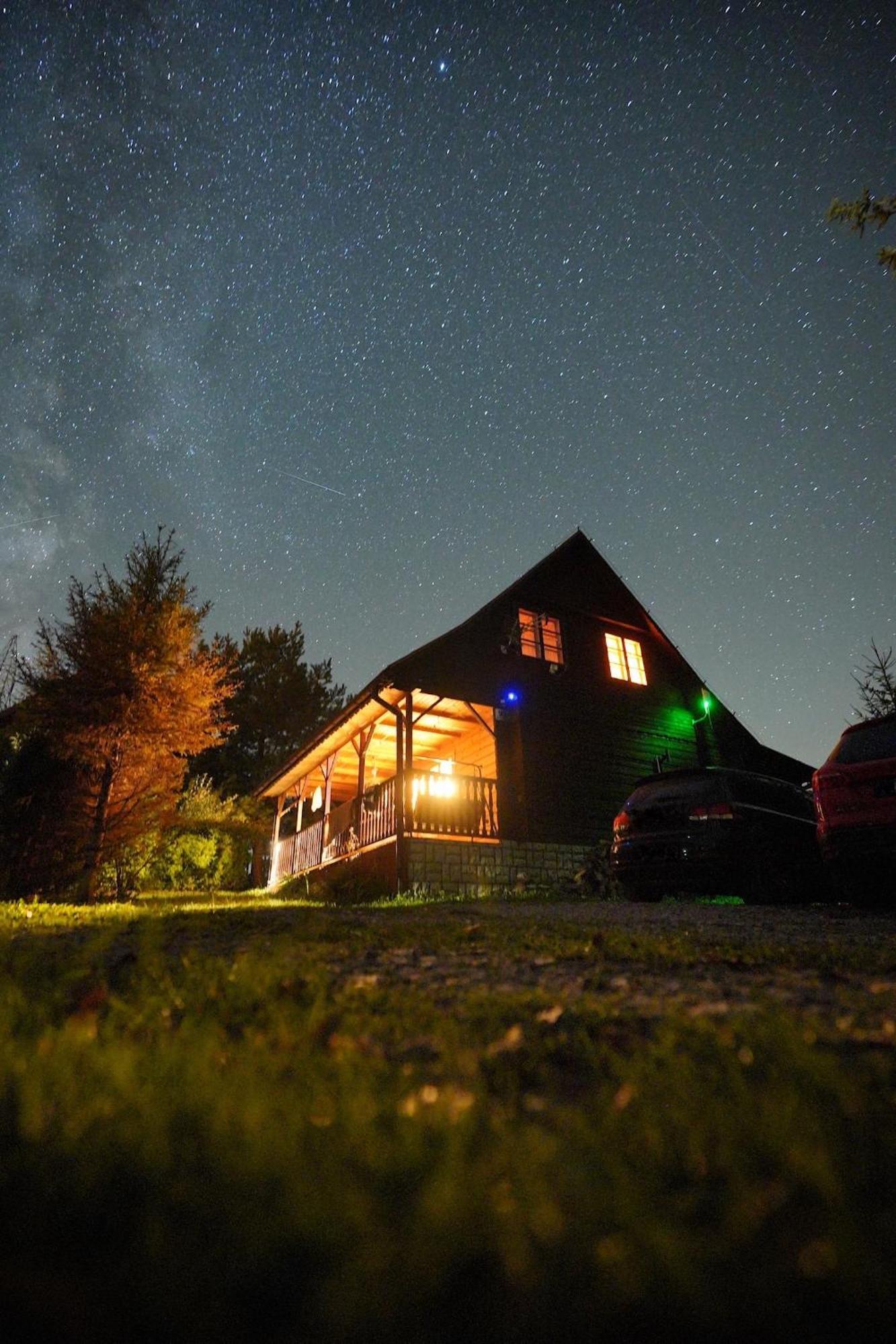 Urocza Chata Z Sauna W Bieszczadzkim Parku Krajobrazowym Bukowiec  Luaran gambar